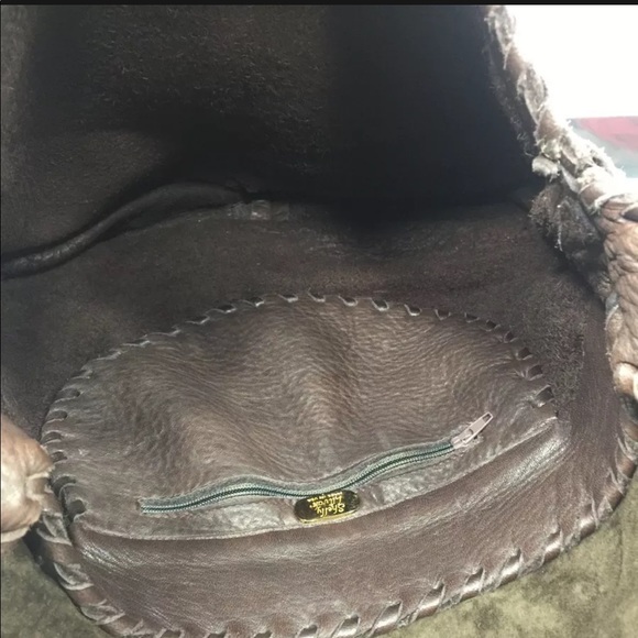 Shelly Litvak Authentic Gorgeous Brown Deerskin REAL FUR Shoulder Bag $1695 RARE - Picture 9 of 15